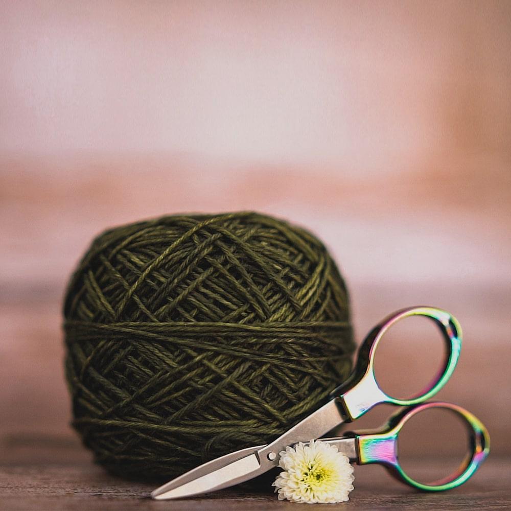 KnitPro Mindful Scissors in rainbow hues folding design