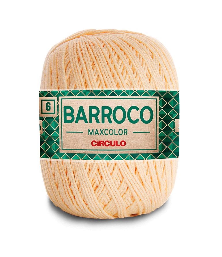 Close-up of Circulo Barroco Maxcolor Cotton Yarn texture.