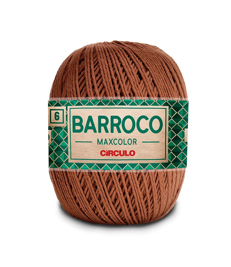 Circulo Barroco Maxcolor Cotton Yarn in crafting setup.