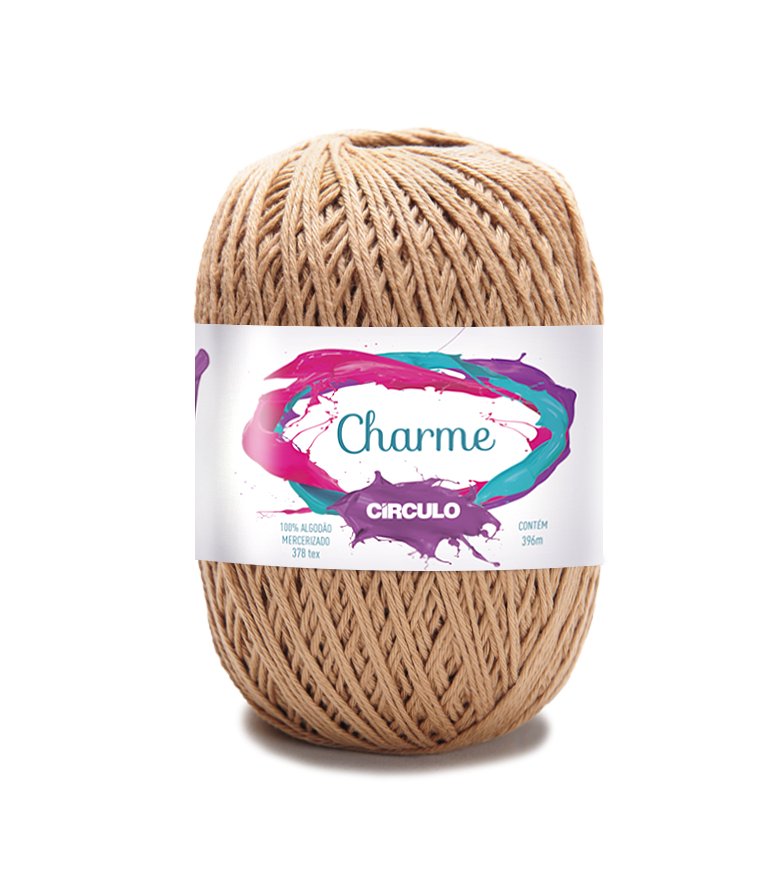 Finished crochet project using Circulo CHARME Cotton Yarn.