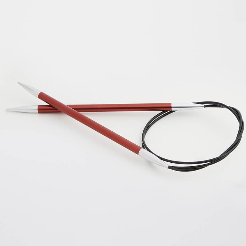 KnitPro Zing Circular Needles, fixed lengths for versatile use