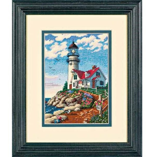 BEACON AT ROCKY POINT Counted Cross Stitch Kit