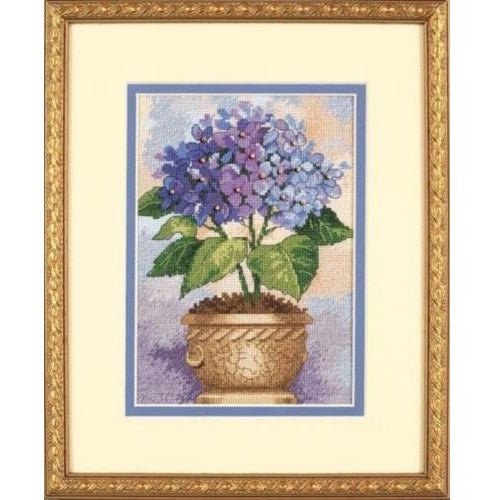 Hydrangea in Bloom cross stitch kit by DIMENSIONS.