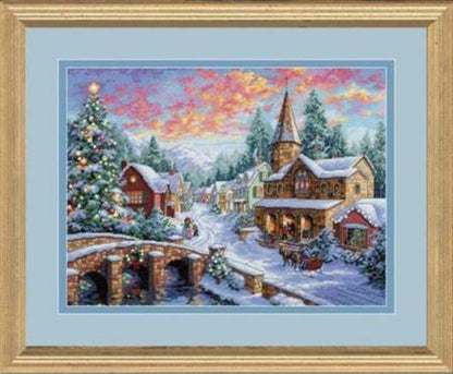 Holiday Village cross stitch kit by DIMENSIONS.