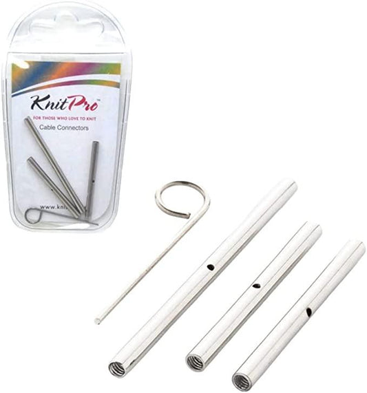 KnitPro Cable Connectors for seamless joins.