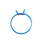 Adjustable hoop with spring tension for embroidery or sewing.