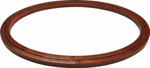 Wood effect plastic embroidery hoop, screwless design by Nurge.