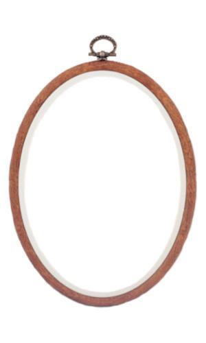 Nurge woodgrain OVAL hoop.