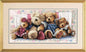 DIMENSIONS Gold Collection A ROW OF LOVE Counted Cross Stitch Kit count white cotton Aida 