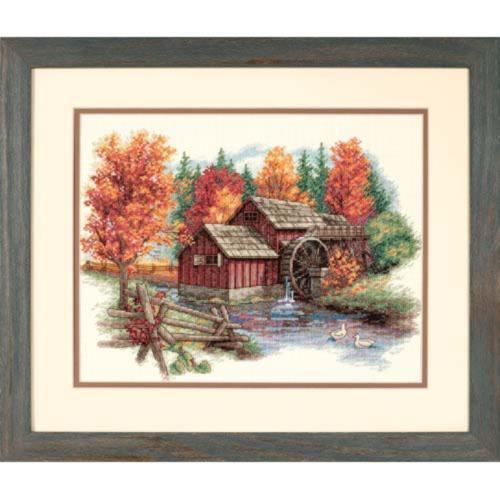 Glory of Autumn cross stitch kit by DIMENSIONS.