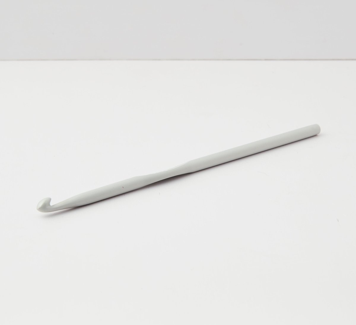 KnitPro Grey Aluminium Crochet Hook with a sleek design.