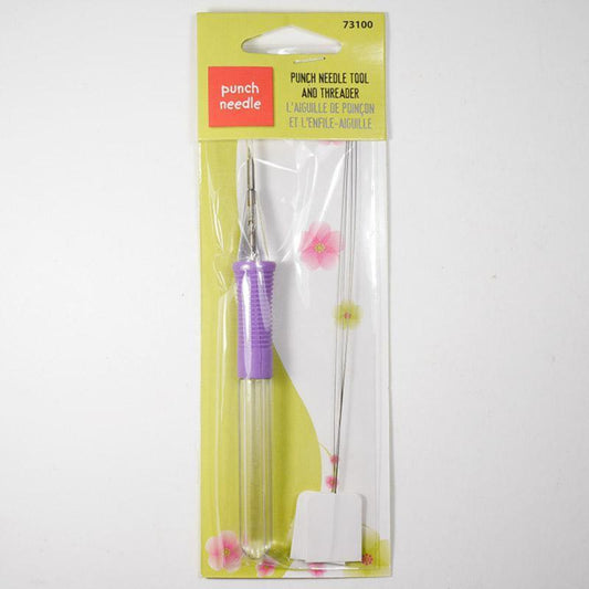 Precision punch needle tool and handy threader, Dimensions.