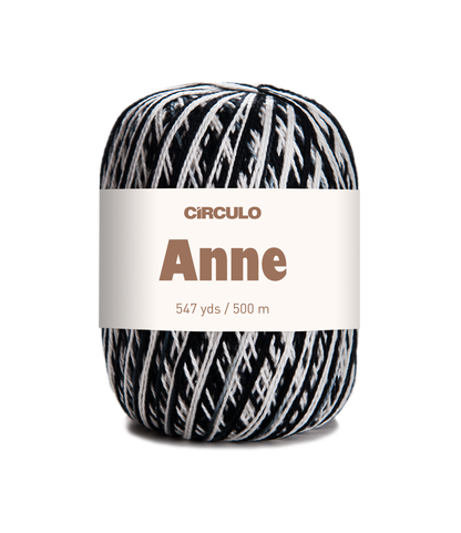 Circulo ANNE 100% Cotton Yarn – 250m/73g for Crochet and Knitting Projects