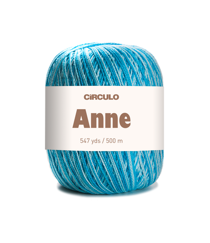 Circulo ANNE 100% Cotton Yarn – 250m/73g for Crochet and Knitting Projects