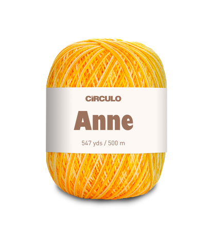 Circulo ANNE 100% Cotton Yarn – 250m/73g for Crochet and Knitting Projects