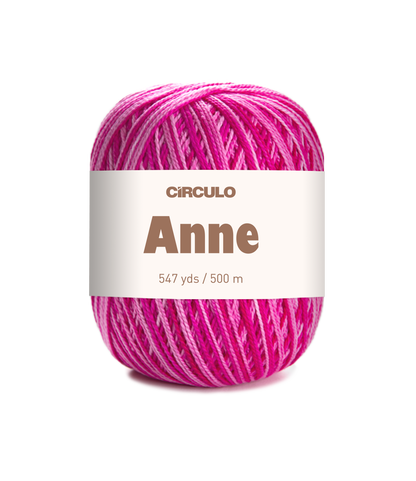 Circulo ANNE 100% Cotton Yarn – 250m/73g for Crochet and Knitting Projects