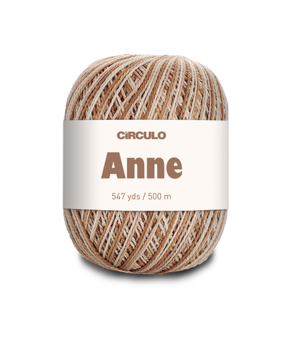 Circulo ANNE 100% Cotton Yarn – 250m/73g for Crochet and Knitting Projects