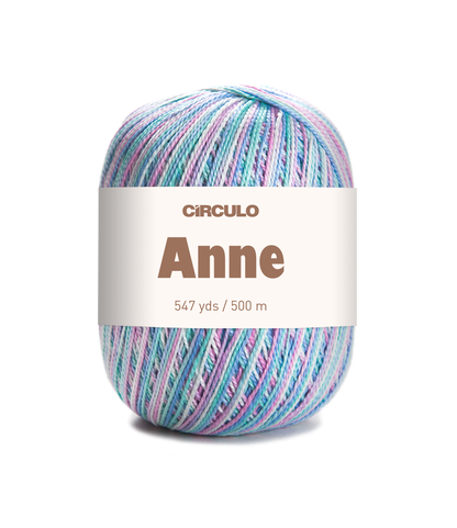 Circulo ANNE 100% Cotton Yarn – 250m/73g for Crochet and Knitting Projects