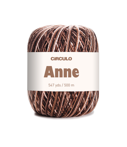 Circulo ANNE 100% Cotton Yarn – 250m/73g for Crochet and Knitting Projects