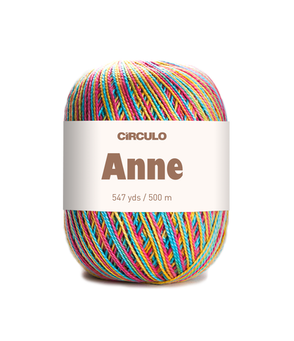 Circulo ANNE 100% Cotton Yarn – 250m/73g for Crochet and Knitting Projects