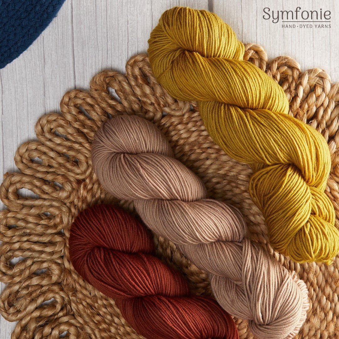 KnitPro Flora Symfonie Yarns, colorful and smooth.
