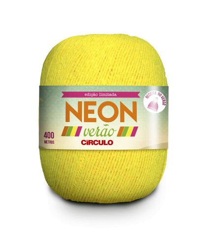 Vivid Neon Yellow Circulo NEON VERAO yarn.