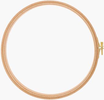 Beech wood hoop with screw depth feature.