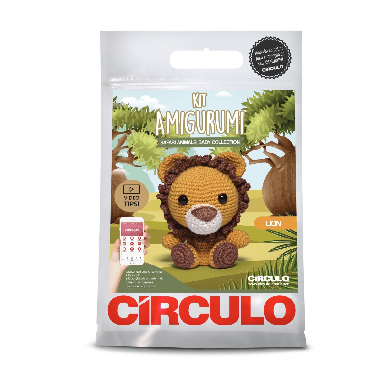 Circulo Safari Baby Kit for crafting Little Lion