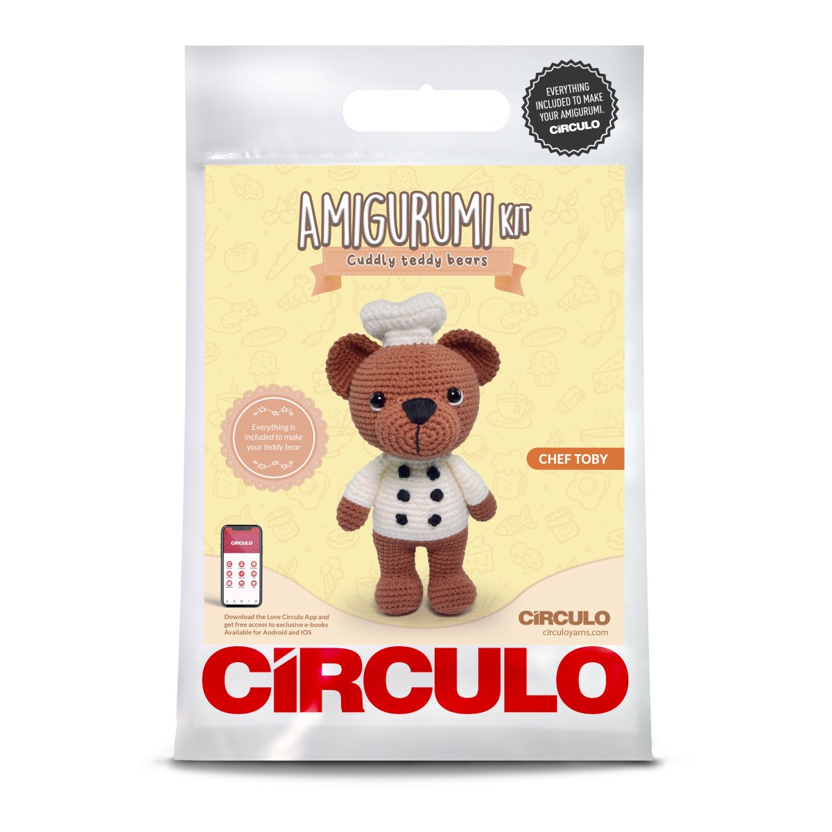 Circulo Cuddly Teddy Kit for Chef Tobi.