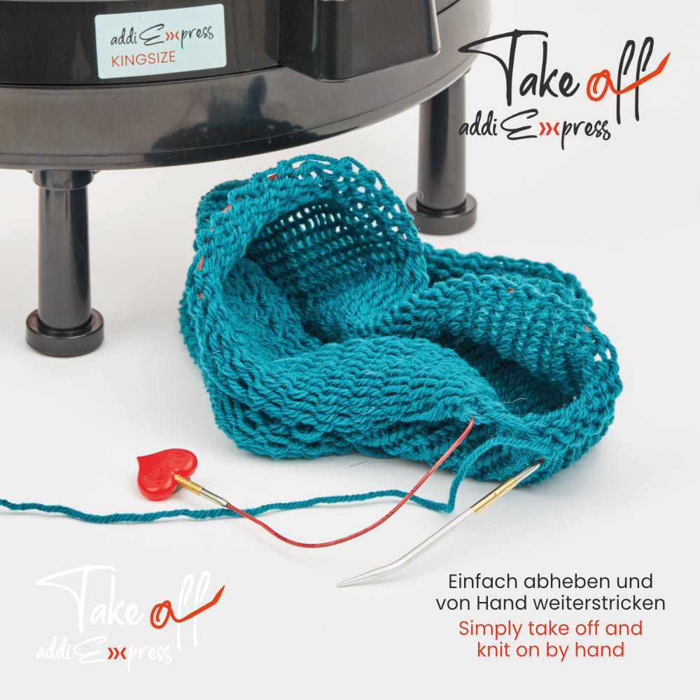 addiExpress TakeOff Needle Set - Effortlessly Lift and Continue Knitting Stitches - Leo Hobby Marketplace