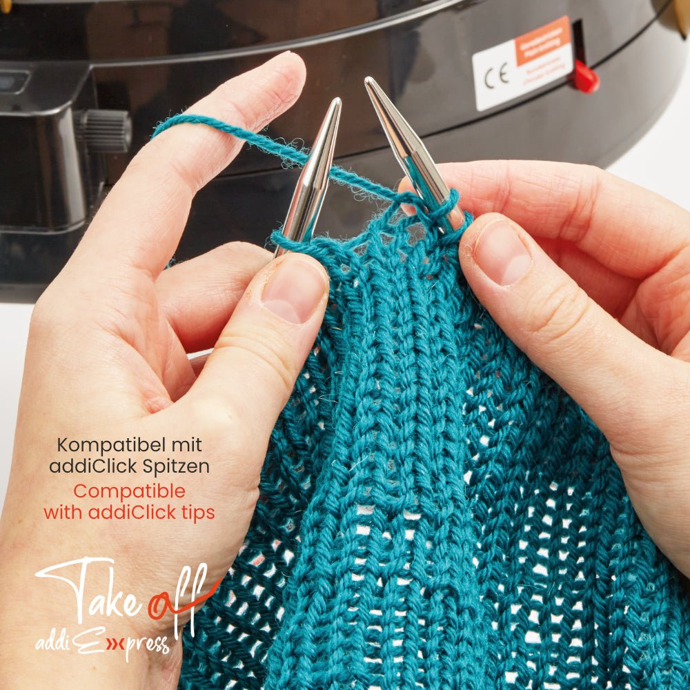 addiExpress TakeOff Needle Set - Effortlessly Lift and Continue Knitting Stitches - Leo Hobby Marketplace