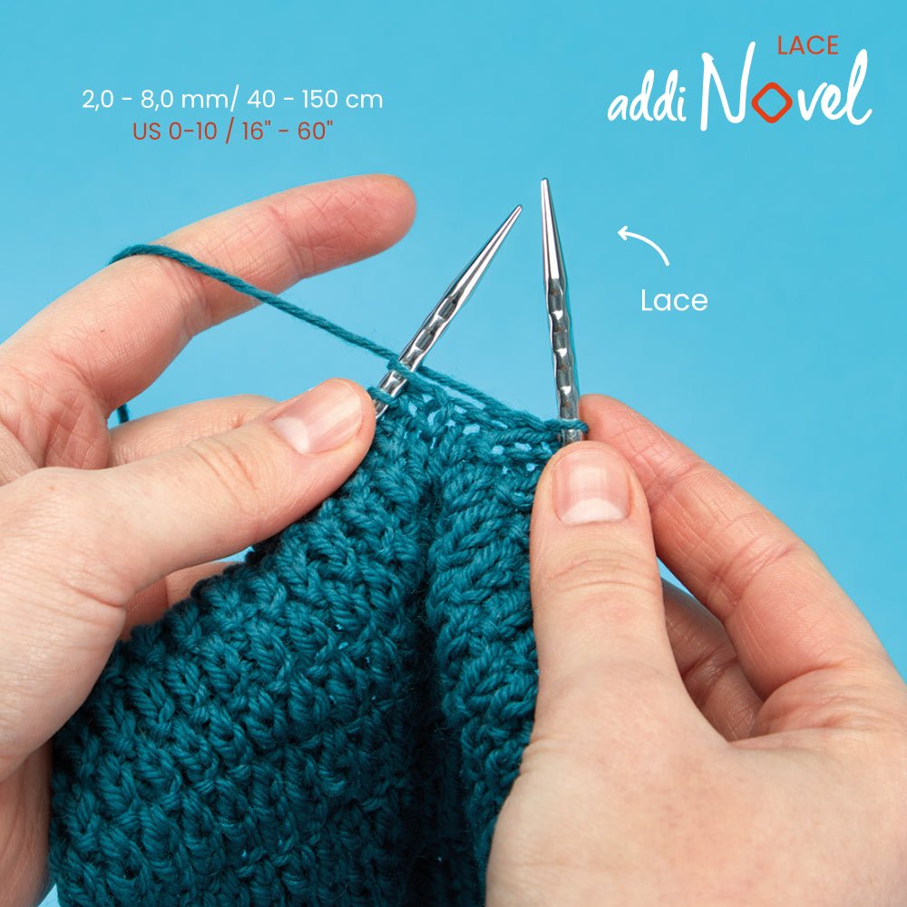 addiNovel Lace Circular Knitting Needle - Ergonomic Square Design - Leo Hobby Marketplace