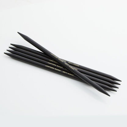 Sleek KnitPro Lantern Moon Ebony Wood Double Pointed Needles