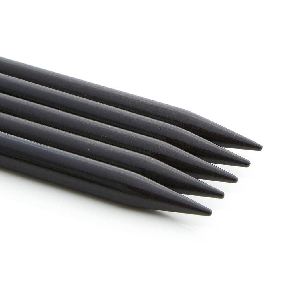 Elegant Ebony Wood Double Pointed Needles by KnitPro