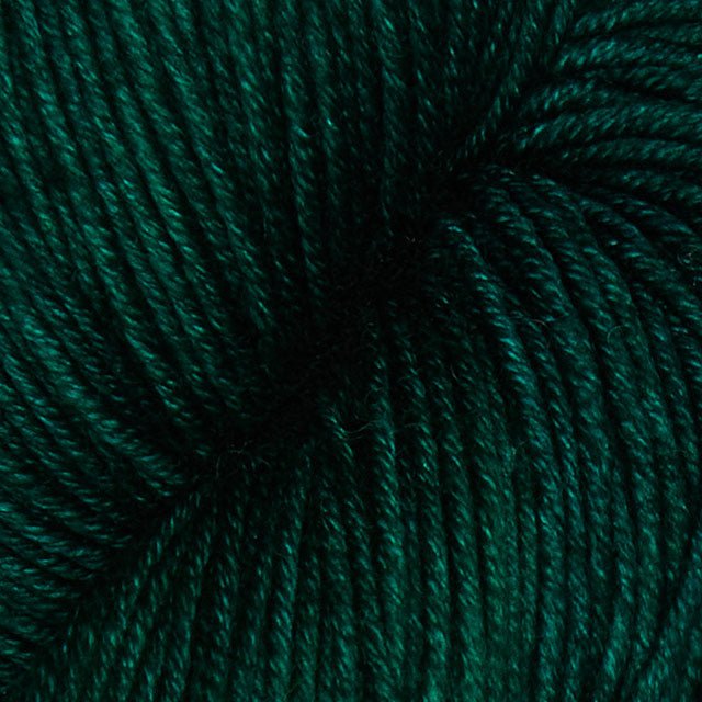 Semisolid Deep Emerald Superwash Merino yarn