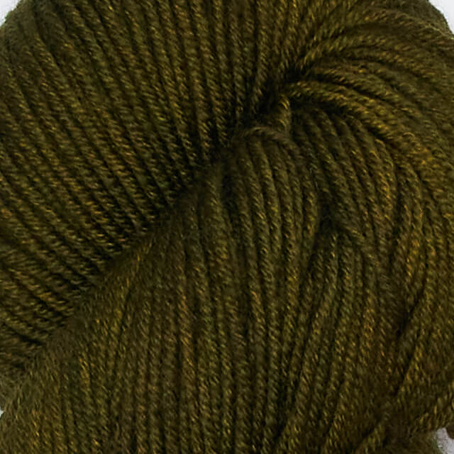 Semisolid Khaki Superwash Merino yarn