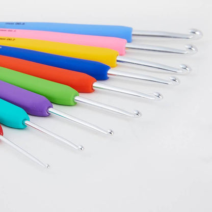 KnitPro Waves Colorful Crochet Hooks Set, Single Ended