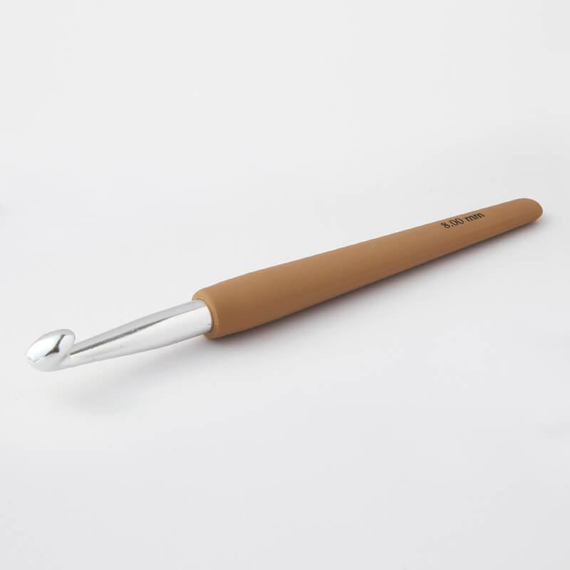 KnitPro Waves Crochet Hooks, with aluminium body and soft grips