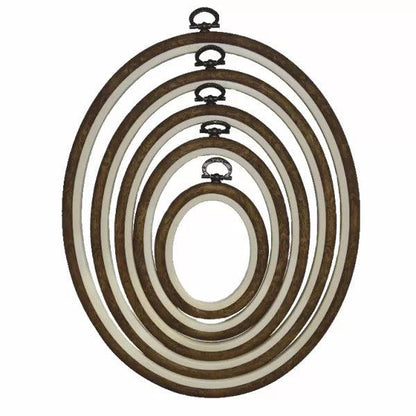 Woodgrain Flexi OVAL hoop.