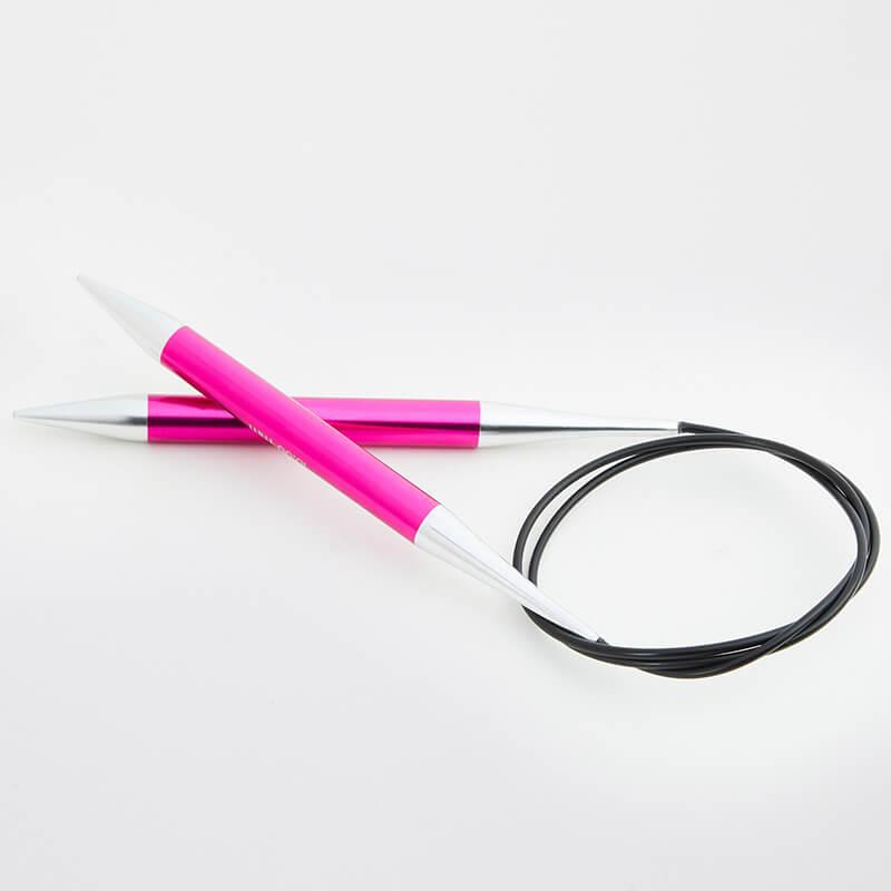 Zing Fixed Circular Needles by KnitPro, adjustable lengths for optimal fit