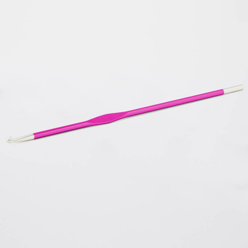 KnitPro Zing Single Ended Crochet Hook with vibrant color