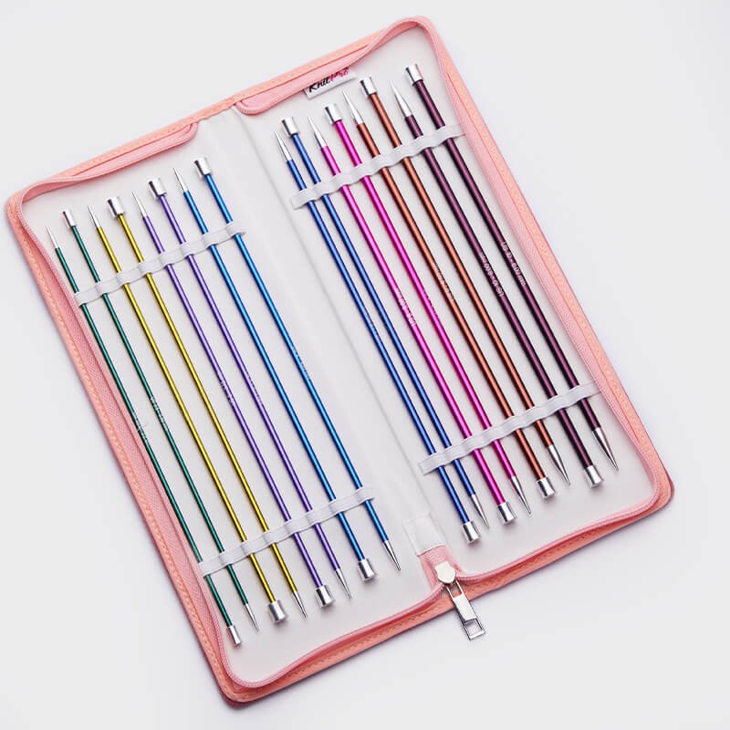 KnitPro Zing Needles, single pointed and vivid